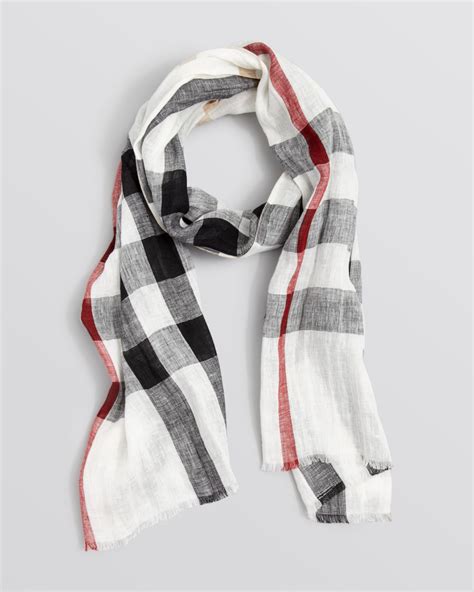 burberry giant exploded check linen scarf|The Burberry Scarf .